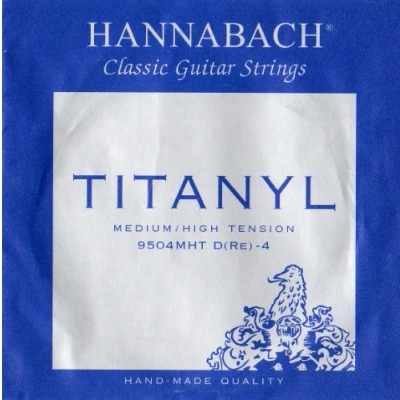 Afbeelding van Hannabach 653154 Klassikgitarrensaiten Serie 950 Medium/High Tension Titanyl D4