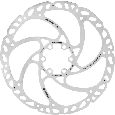 Afbeelding van Swissstop Catalyst One 6b Remschijf Zilver 180 mm