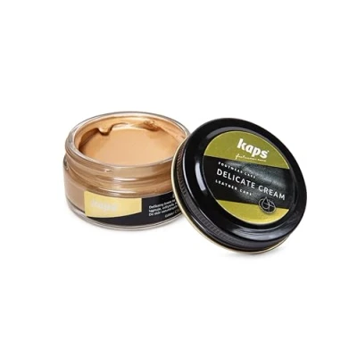 Afbeelding van Kaps Schoencreme schoensmeer verzorgt het leer en geeft glans (407) Briljant Goud 50ml