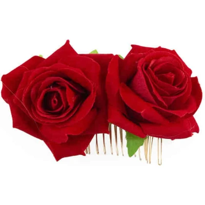 Afbeelding van Dancing Days Be My Valentine Haarbloem Rood