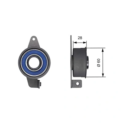 Afbeelding van Gates Spanrol distributieriem T41144