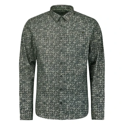 Afbeelding van No Excess Overhemd Allover Print Donker groen L