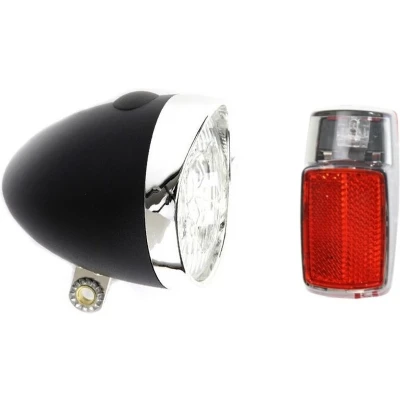 Afbeelding van FALKX Sun set II LED verlichting . Koplamp +en spatbord achterlicht (hangverpakking).