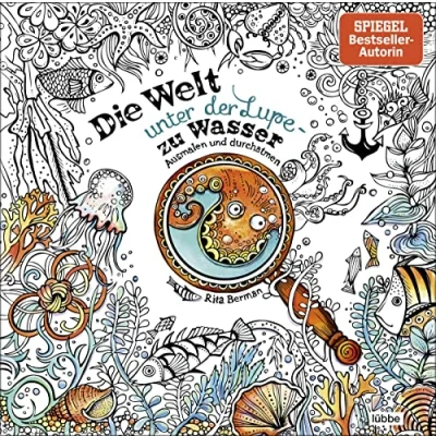 Afbeelding van Die Welt unter der Lupe zu Wasser: Ausmalen und durchatmen: 7