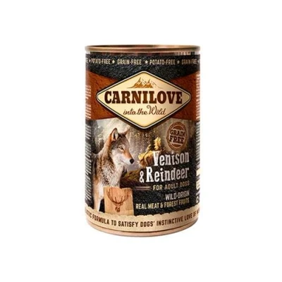 Afbeelding van 6x400 gr Carnilove dog blik rendier hondenvoer