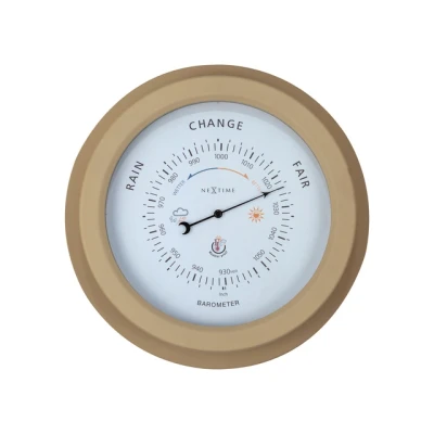 Afbeelding van Nextime Ne 4303Br Buiten Barometer 22Cm Metaal Bruin Orchid