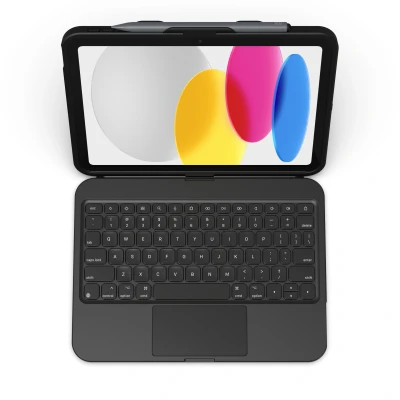 Afbeelding van ZAGG Tough Keys, QWERTY, Engels, Touchpad, Apple, iPad 10th Gen, Zwart