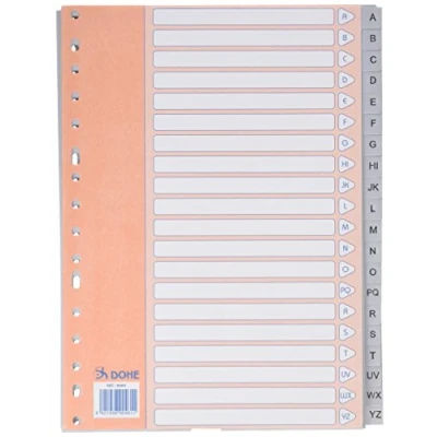 Afbeelding van 2002/e Basic Register A4, A Z, 20 posities, grijs