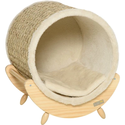 Afbeelding van PawHut Kattenhuis met kussen D30 520V01