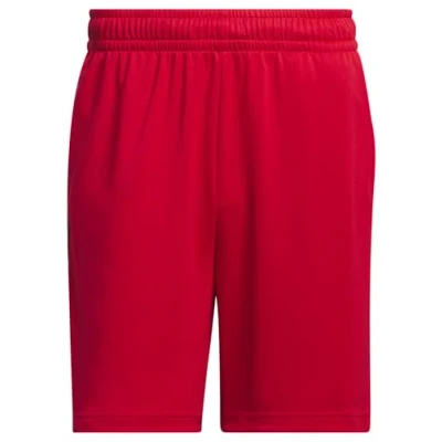Afbeelding van adidas Performance 3 Stripes Short Korte broeken, Heren, Maat: Lx9&quot;, Better scarlet/aurora black