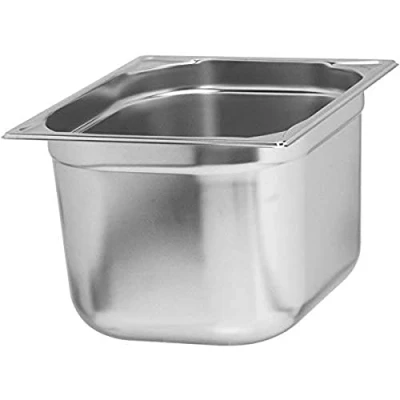 Afbeelding van APS 81204 GN container 1/2, gastronorm roestvrij staal/afmetingen 265 x 325 mm/hoogte 100 cm/volume 6 liter