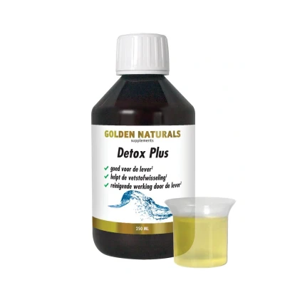 Afbeelding van Gratis Verzending: 2x Golden Naturals Detox Plus 250 ml