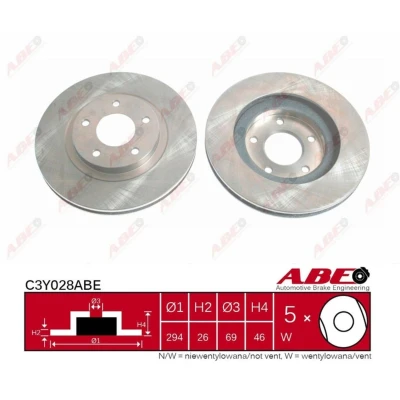 Afbeelding van ABE Remschijven C3Y028ABE