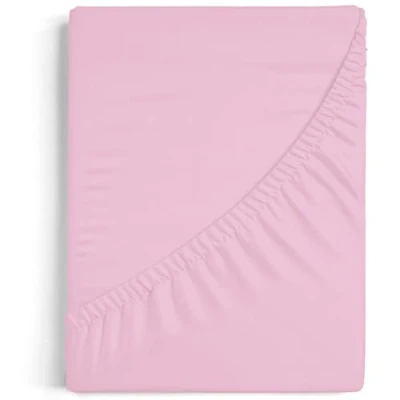Afbeelding van Burrito Blanco Hoeslaken 180 x 190/200 cm bed (+ maten verkrijgbaar) 100% katoen Design A8 roze
