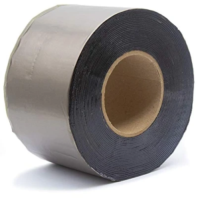 Afbeelding van SILISTO bitumen reparatie tape, 75 mm x 10 m, lood kleur