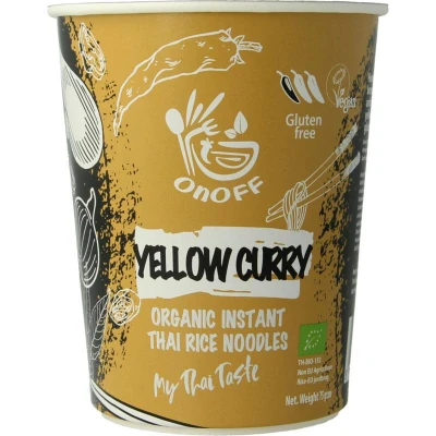 Afbeelding van Instant noodlesoup yellow curry bio