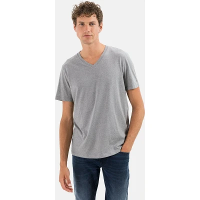 Afbeelding van camel active Kurzarm Tshirt basic, Heren, Maat: XXL, Stone grey