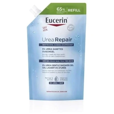 Afbeelding van Eucerin UreaRepair Wasgel 5% Urea Zeer Droge en Ruwe Huid Navulling 400ml