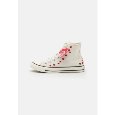 Afbeelding van Converse Chuck Taylor ALL STAR Sneakers hoog, Dames, Maat: 37.5, Vintage white/red/egret Textiel