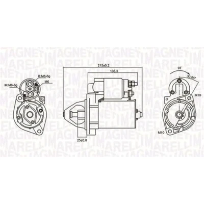 Afbeelding van Magneti Marelli Starter 063721075010