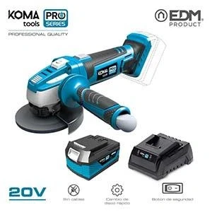 Afbeelding van Haakse slijper Koma Tools 20 V