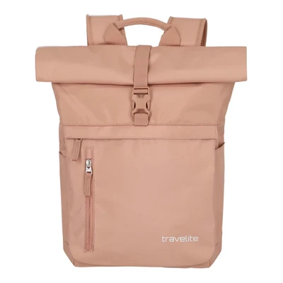 Afbeelding van Travelite Unisex Basics Rollup Rugzak (1 stuk), poederroze, 60 cm/35 Liter, Klassiek