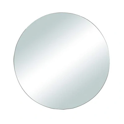 Afbeelding van Rayher 46453000 spiegelplaat rond om zelf vorm te geven en decoreren, voor tafeldecoratie, 20 cm, zilver
