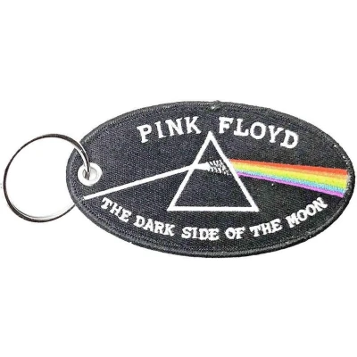 Afbeelding van Pink Floyd Dark Side Of The Moon Oval Black Border Sleutelhanger Zwart