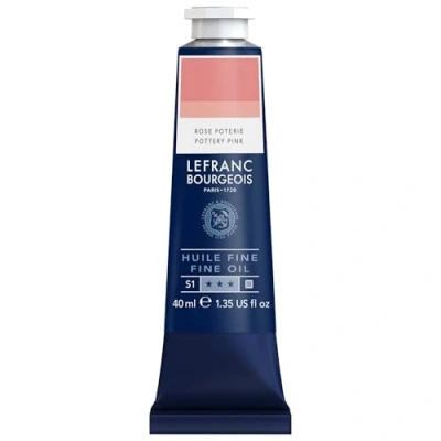 Afbeelding van Lefranc Bourgeois 301788 Fijne olieverf van uitstekende kwaliteit, lichtecht met een gelijkmatige consistentie, tube 40 ml, ideaal voor spieraammen, canvas, schilderbord Mars Oranje Licht