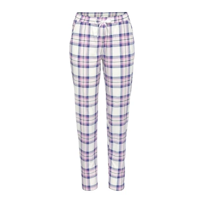 Afbeelding van s.Oliver pyjamabroek wit/roze/blauw