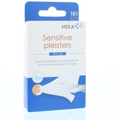 Afbeelding van Heka Klein Wondpleister Sensitive 10 X 6cm, stuks