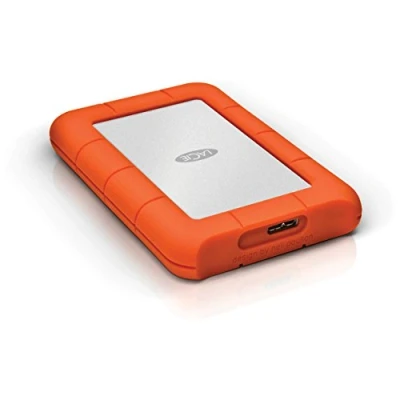 Afbeelding van LaCie Rugged Mini, 1 TB, Draagbare Externe Harde Schijf, USB C, 3.0, Voor Mac &amp; PC, Oranje, Met Rescue Services (LAC301558)