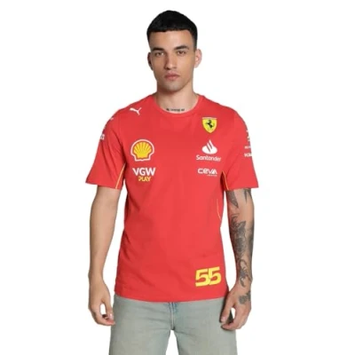 Afbeelding van Ferrari Sainz Shirt 2024 L Carlos Scuderia Formule 1