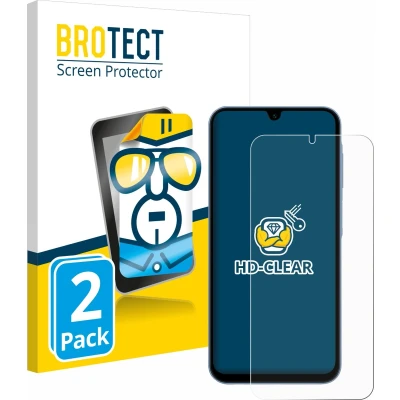 Afbeelding van BROTECT Screenprotector voor Samsung Galaxy A15 Folie Beschermfolie transparant (2 Stuks)