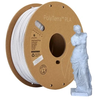 Afbeelding van Polymaker 70941 PolyTerra Filament PLA kunststof Gering kunststofgehalte 1.75 mm 1000 g Marmer 1 stuk(s)