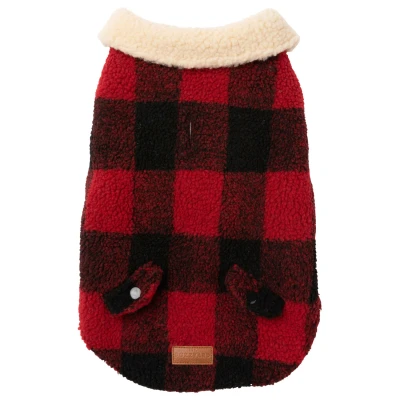 Afbeelding van Fuzzyard The Lumberjack Rood&amp;Zwart Hondenkleding 74 cm