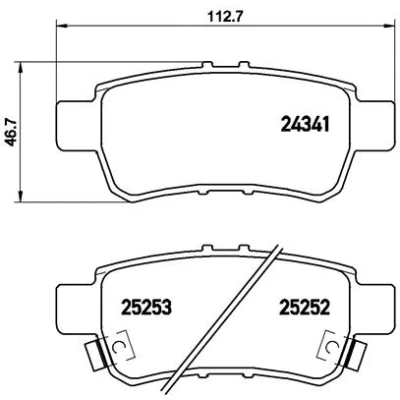 Afbeelding van Brembo Remblokset P 28 062