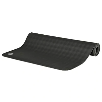 Afbeelding van Bodhi Yogamat, Eco Pro, 100% natuurlijk rubber, extreem antislip, en ecologisch, professionele mat voor yoga pilates, ideaal dynamische yoga, 185 x 60 0,4 cm, leigrijs
