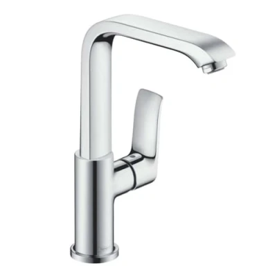 Afbeelding van Hansgrohe Metris 1 greeps wastafelkraan 230 draaibare uitloop zonder