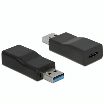 Afbeelding van USB verloopstekker Zwart Delock