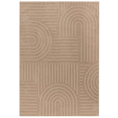 Afbeelding van Laagpolig Vloerkleed, Woonkamer, Boho Geometrisch Beige 160cm x 230cm Superzacht Modern Vloerkleed
