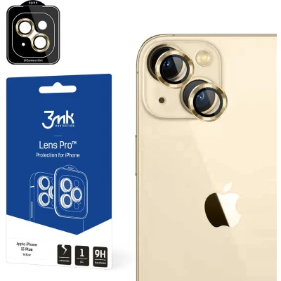 Afbeelding van Apple iPhone 15 Plus 3mk Lens Protection Pro Yellow