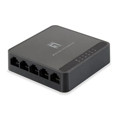 Afbeelding van LevelOne GEU 0522 Gigabit Ethernet (10/100/1000) Zwart