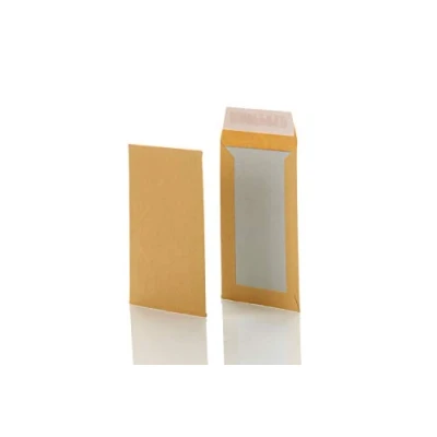 Afbeelding van POSTHORN kartonnen achterwandtas C5 (250 stuks), zelfklevende verzendtas met achterwand, bruine verzendzakken achterwand van grijs karton voor sterke grip, 229x162 mm, 90/450g/m²