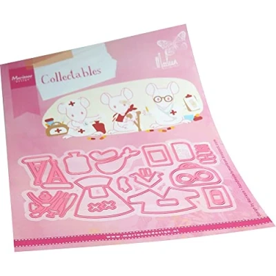 Afbeelding van Marianne D Collectables Dokters set by Marleen COL1523 19 pcs, 128x77mm (03 23)