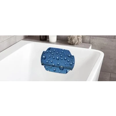 Afbeelding van Kleine Wolke Bubble nekkussen, polyvinylchloride, marineblauw, 32x22 cm