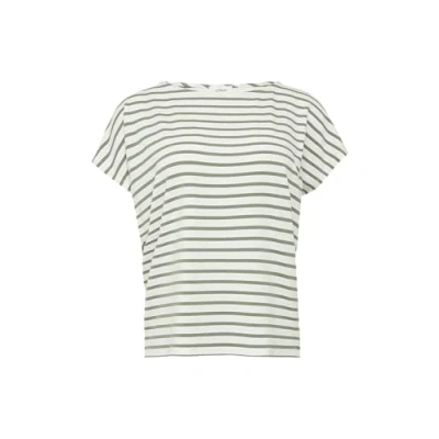 Afbeelding van s.Oliver Tshirt print, Dames, Maat: 46, Weiß schilf