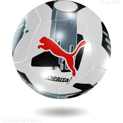 Afbeelding van Puma Orbita 7 MS voetbal maat 5 zwart/wit