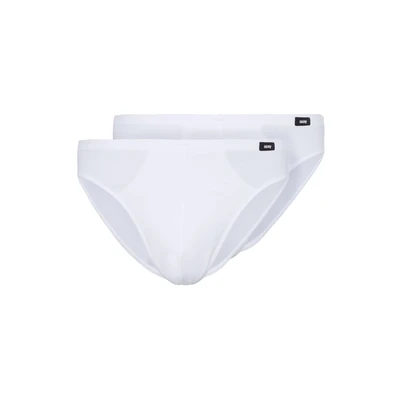 Afbeelding van Skiny Heren Herren Brasil Slip 2er Pack Katoen Voordeel, Weiß, S