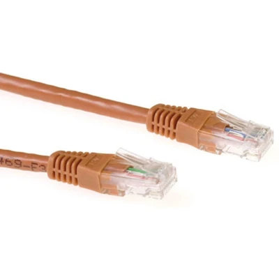 Afbeelding van ACT IB4407 U/UTP CAT6A Patchkabel Bruin 7 meter